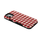 Scarlet Stitch | Red Houndstooth Case