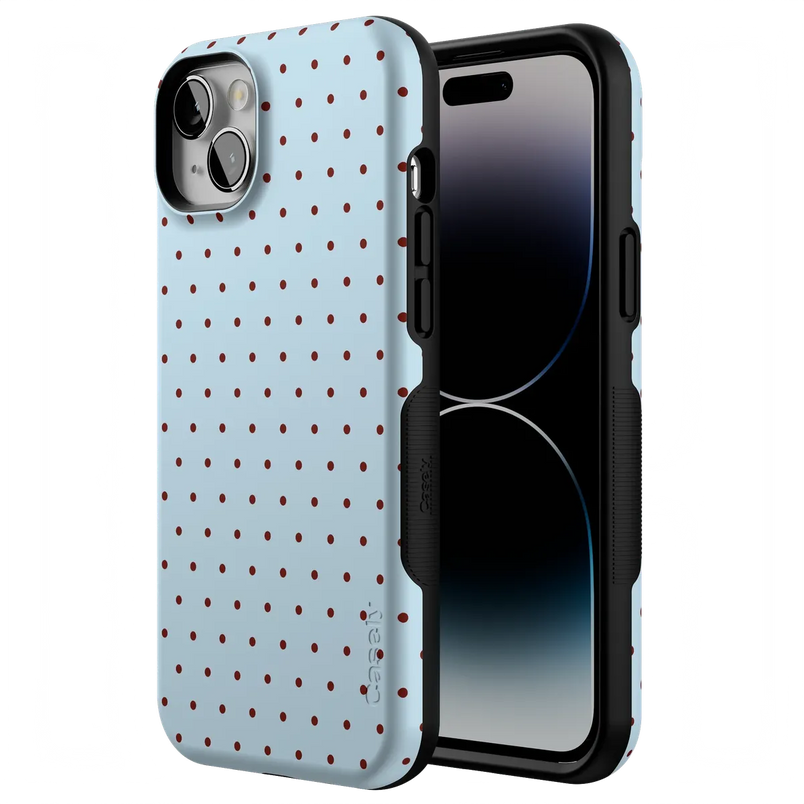 On the Dot | Blue Polka Dot Case