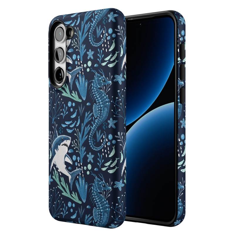 Midnight Reef | Shark Print Case