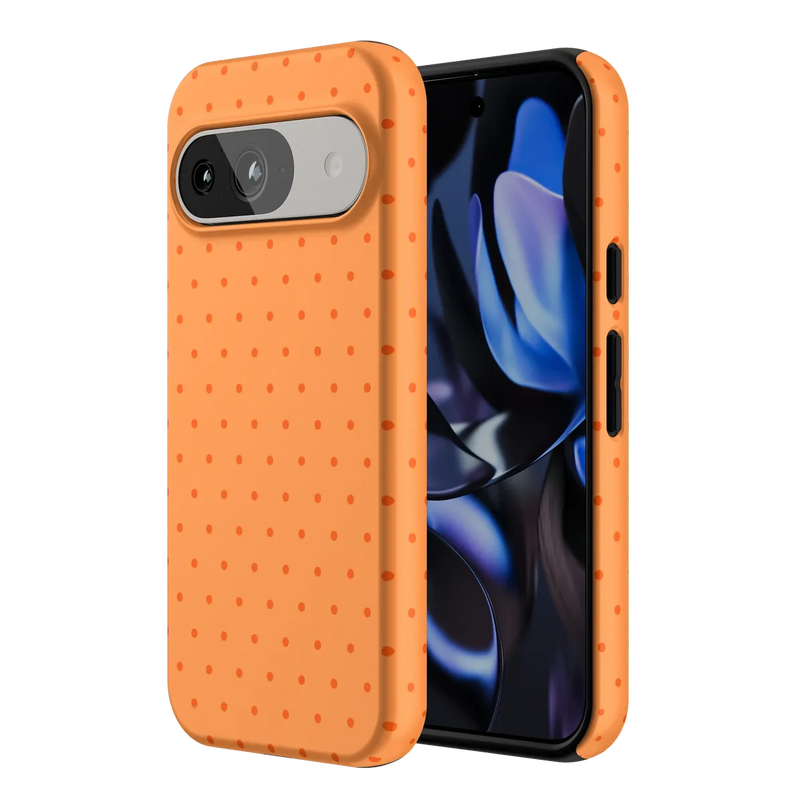 On the Dot | Orange Polka Dot Case