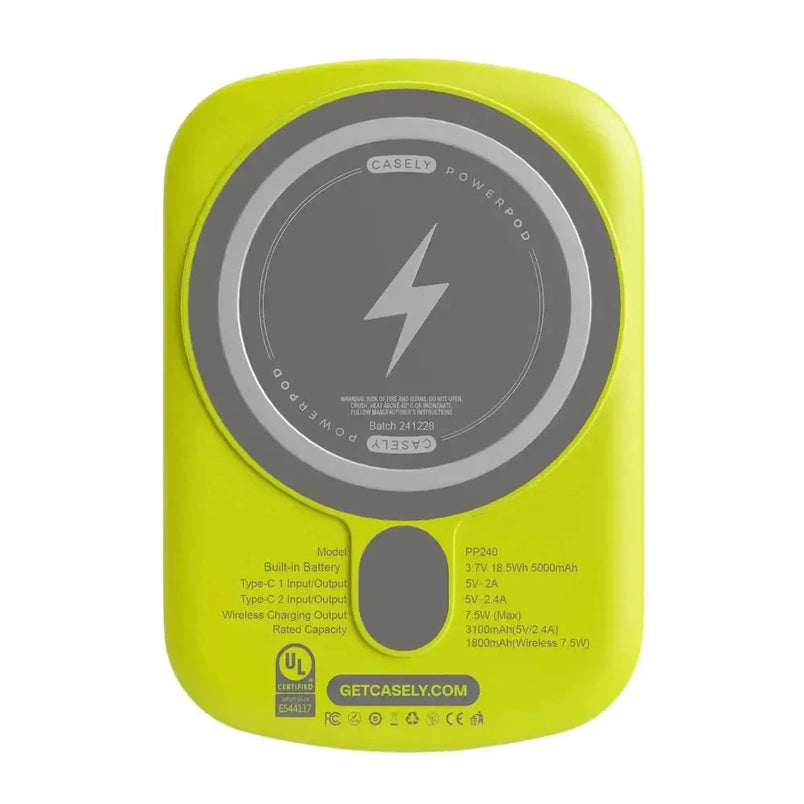 Chartreuse Days | Solid Neon Yellow Power Pod Power Pod get.casely 
