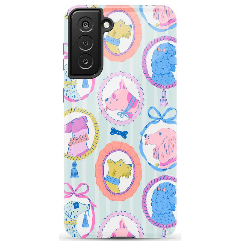 Chateau Pups | French Dog Case iPhone Case get.casely Essential Galaxy S21 Plus