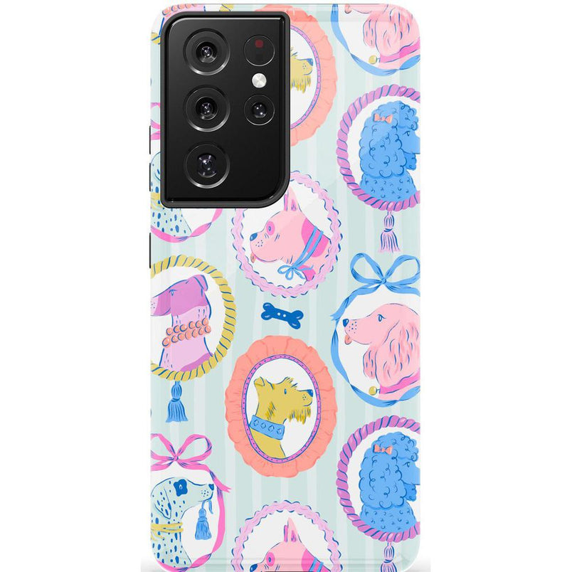 Chateau Pups | French Dog Case iPhone Case get.casely Essential Galaxy S21 Ultra