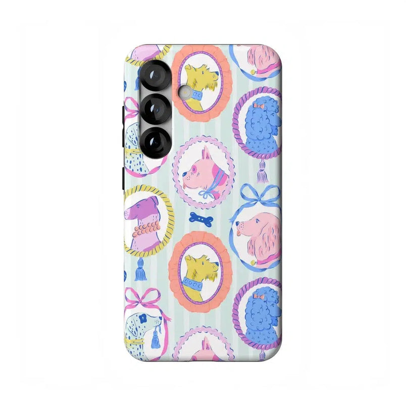 Chateau Pups | French Dog Case iPhone Case get.casely Essential + MagSafe® Galaxy S25