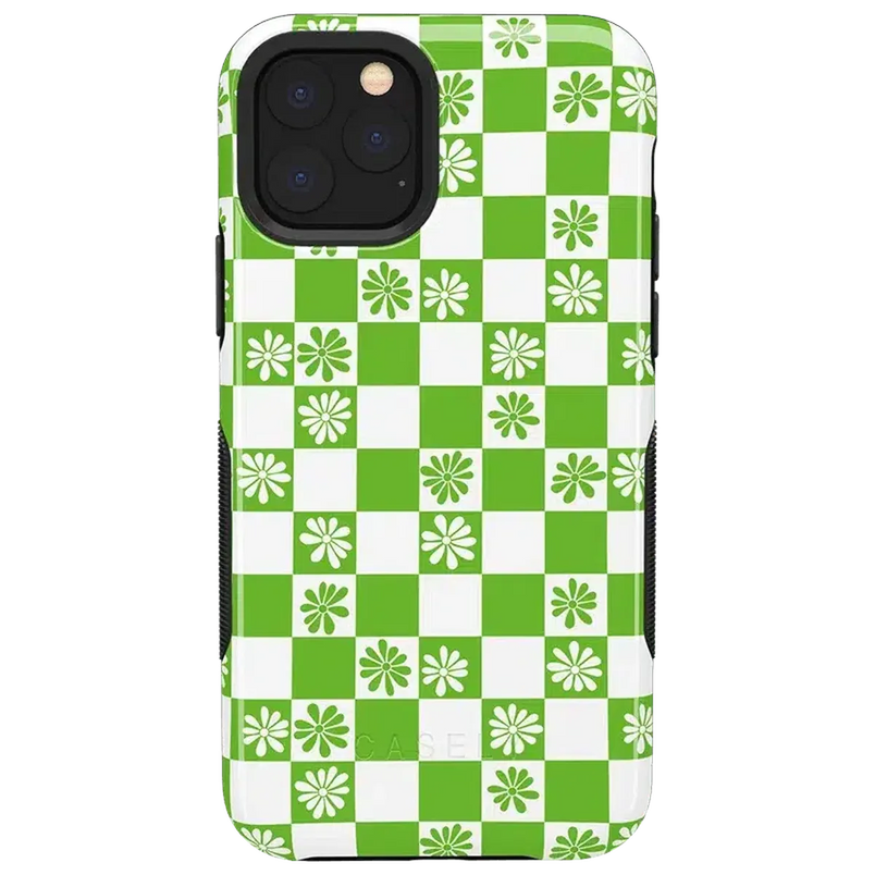 Check Mate | Daisy Checkerboard Floral Case iPhone Case get.casely Bold iPhone 11 Pro Max 