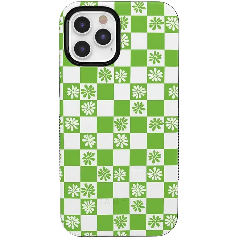 Check Mate | Daisy Checkerboard Floral Case iPhone Case get.casely Bold + MagSafe® iPhone 12 Pro Max 