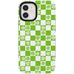 Check Mate | Daisy Checkerboard Floral Case iPhone Case get.casely Bold + MagSafe® iPhone 12 