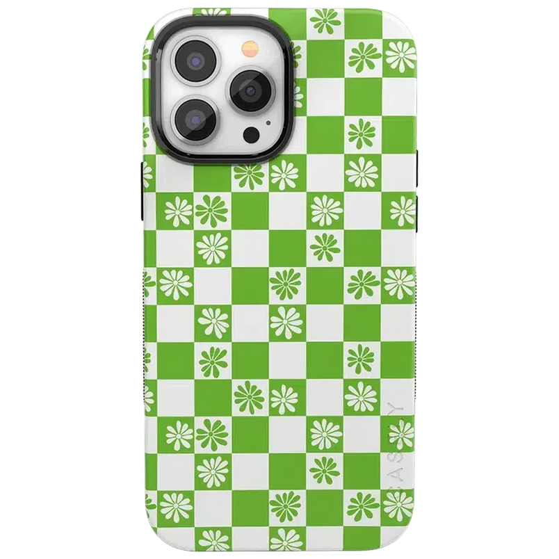 Check Mate | Daisy Checkerboard Floral Case iPhone Case get.casely Bold + MagSafe® iPhone 13 Pro Max 