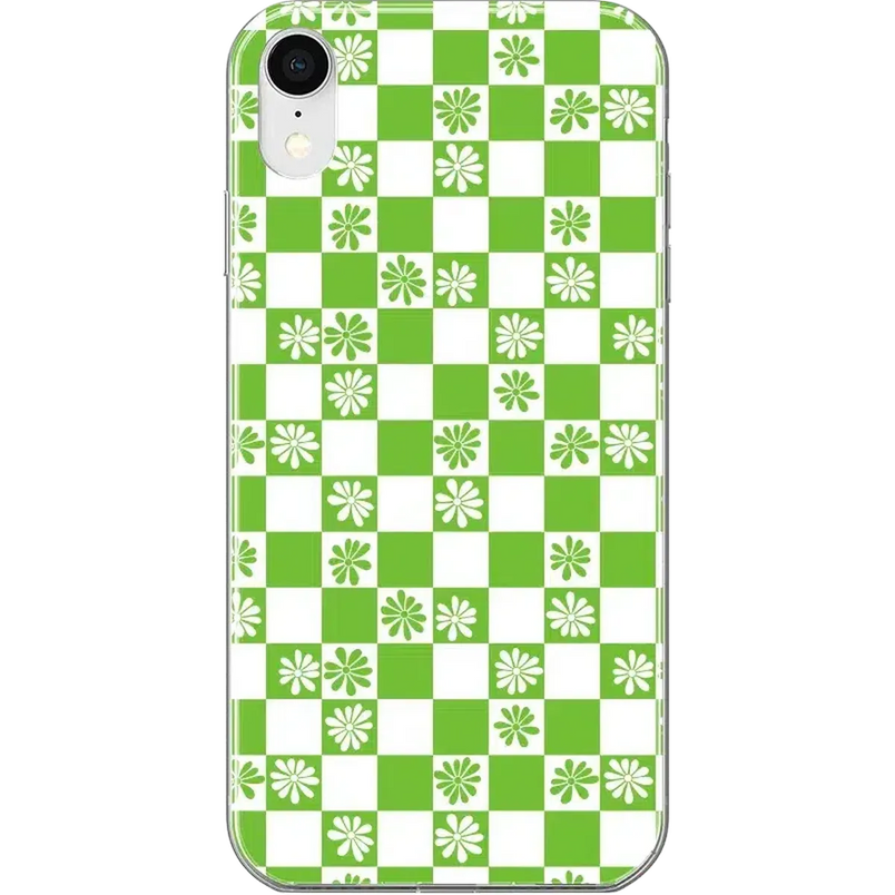 Check Mate | Daisy Checkerboard Floral Case iPhone Case get.casely Classic iPhone XS Max 