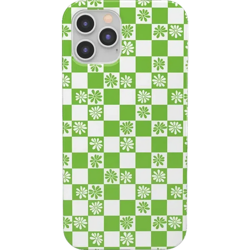 Check Mate | Daisy Checkerboard Floral Case iPhone Case get.casely Classic + MagSafe® iPhone 13 Pro Max 