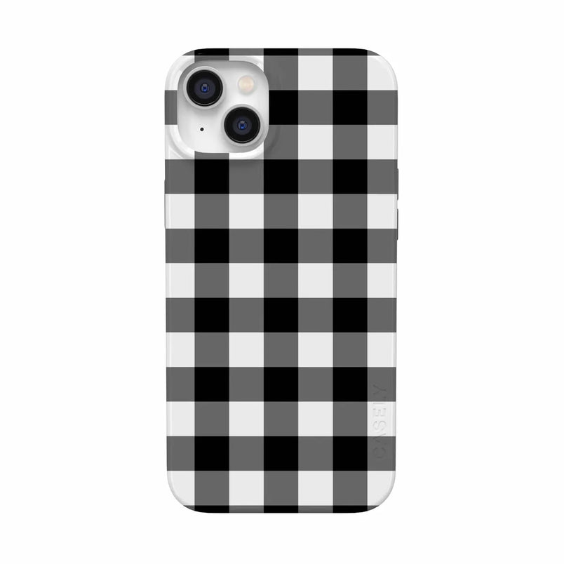 Check Me Out | Checkerboard Case iPhone Case get.casely Classic + MagSafe® iPhone 14 Plus 