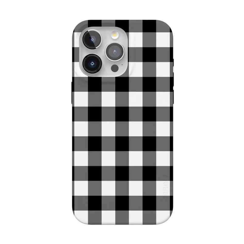 Check Me Out | Checkerboard Case iPhone Case get.casely Classic + MagSafe® iPhone 15 Pro Max 