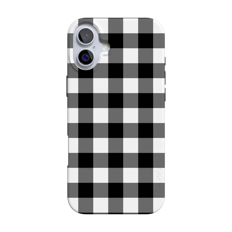 Check Me Out | Checkerboard Case iPhone Case get.casely Classic + MagSafe® iPhone 16 