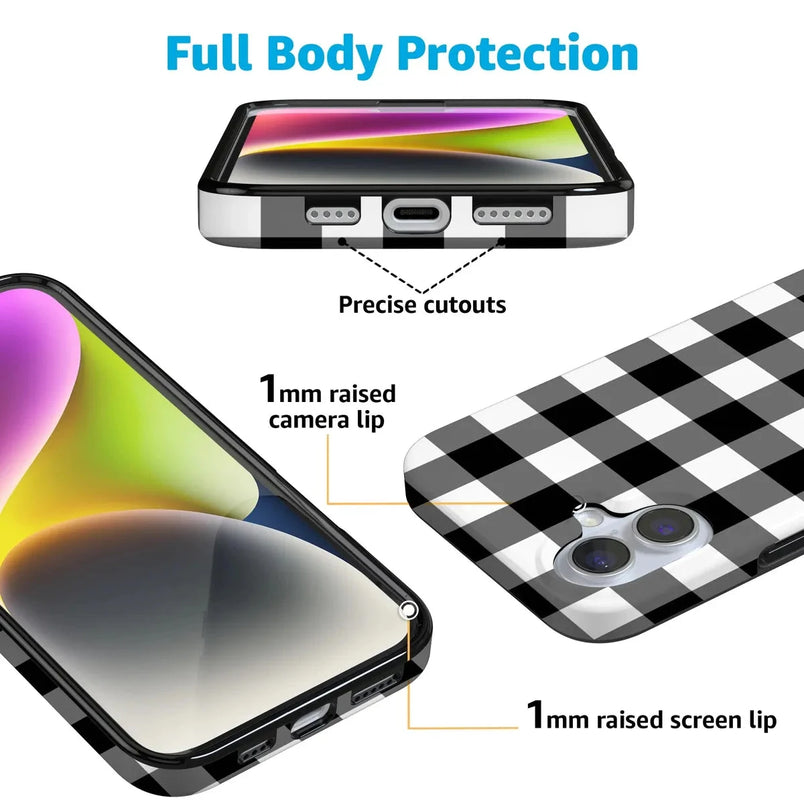 Check Me Out | Checkerboard Case iPhone Case get.casely 