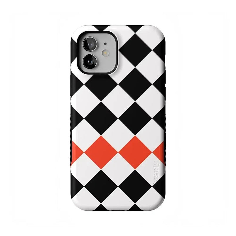 Checkerboard | High Contrast Design Case Phone Case Casetry Bold Flex + MagSafe® iPhone 12