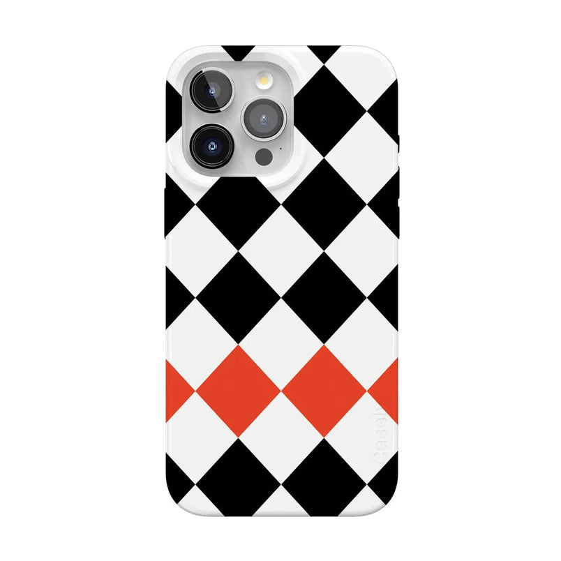 Checkerboard | High Contrast Design Case Phone Case Casetry Classic + MagSafe® iPhone 15 Pro Max 