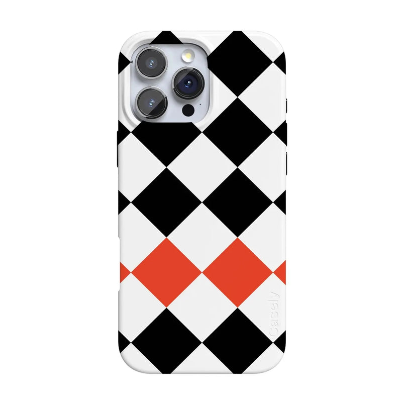 Checkerboard | High Contrast Design Case Phone Case Casetry Classic + MagSafe® iPhone 16 Pro Max 