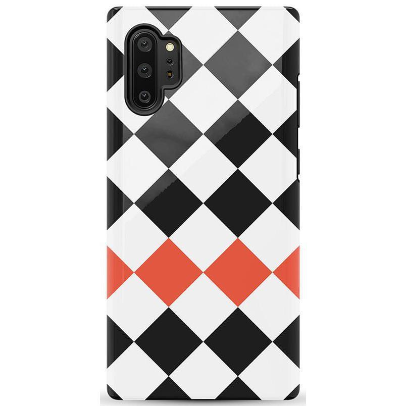 Checkerboard | High Contrast Design Case Phone Case Casetry Essential Galaxy Note 10 Plus