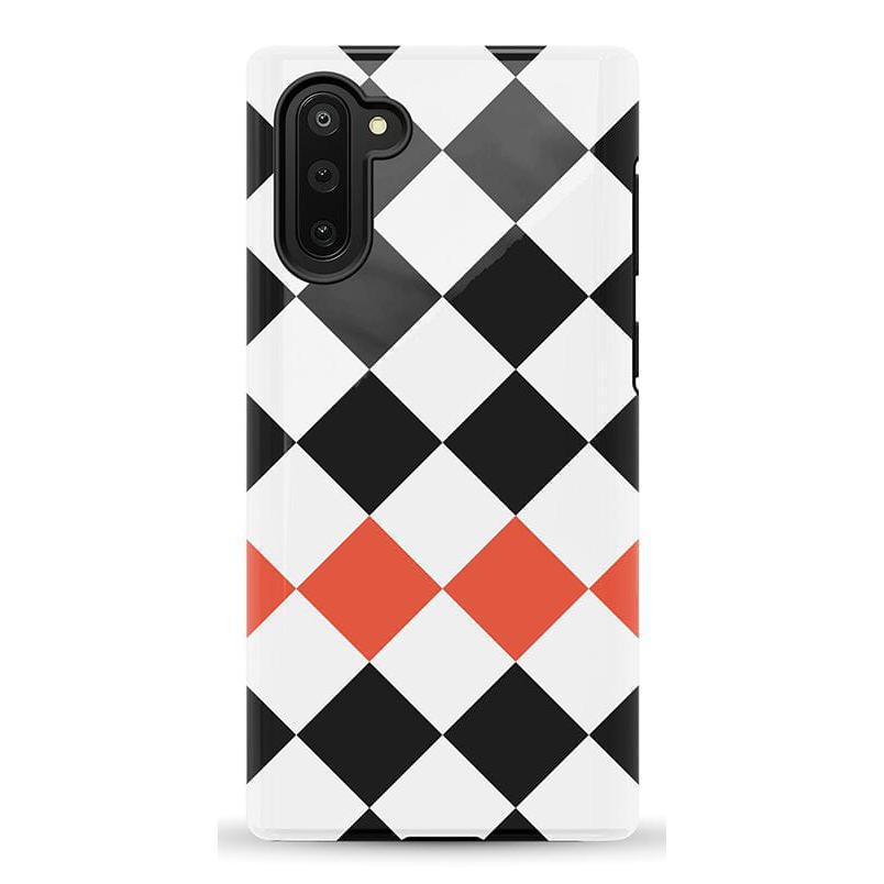 Checkerboard | High Contrast Design Case Phone Case Casetry Essential Galaxy Note 10