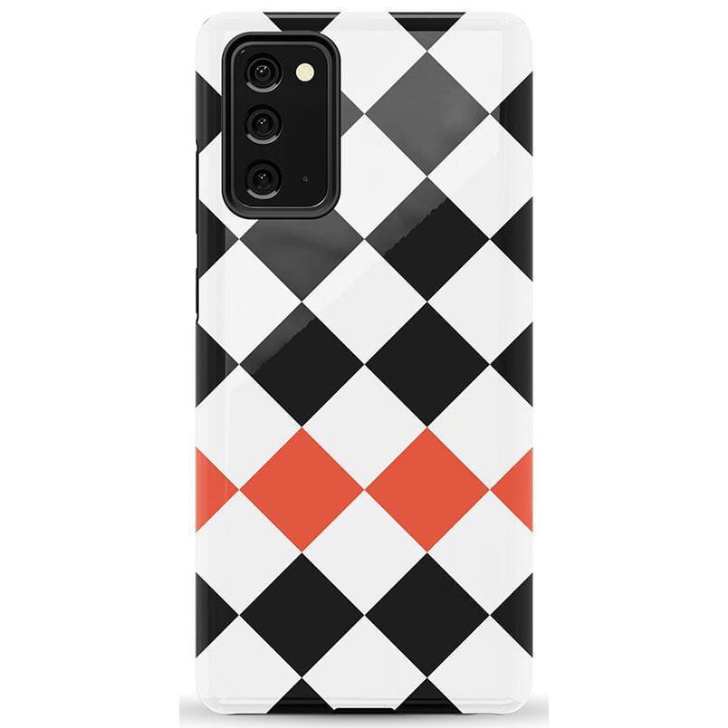 Checkerboard | High Contrast Design Case Phone Case Casetry Essential Galaxy Note 20