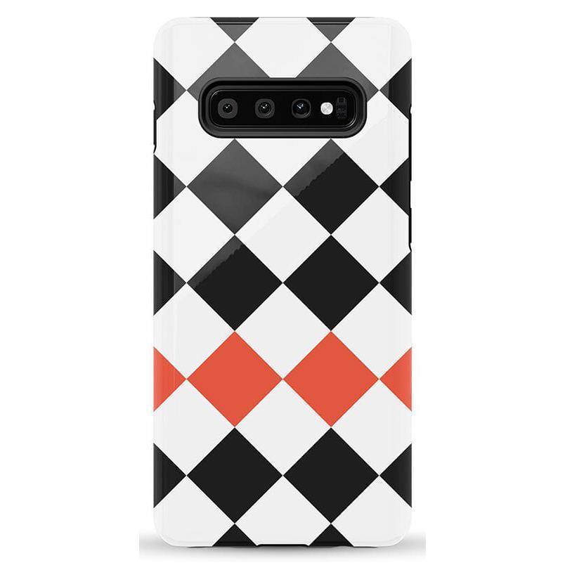 Checkerboard | High Contrast Design Case Phone Case Casetry Essential Galaxy S10 Plus