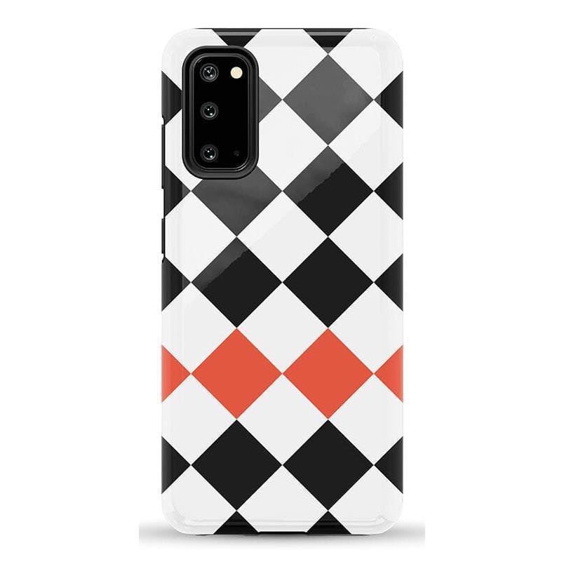 Checkerboard | High Contrast Design Case Phone Case Casetry Essential Galaxy S20