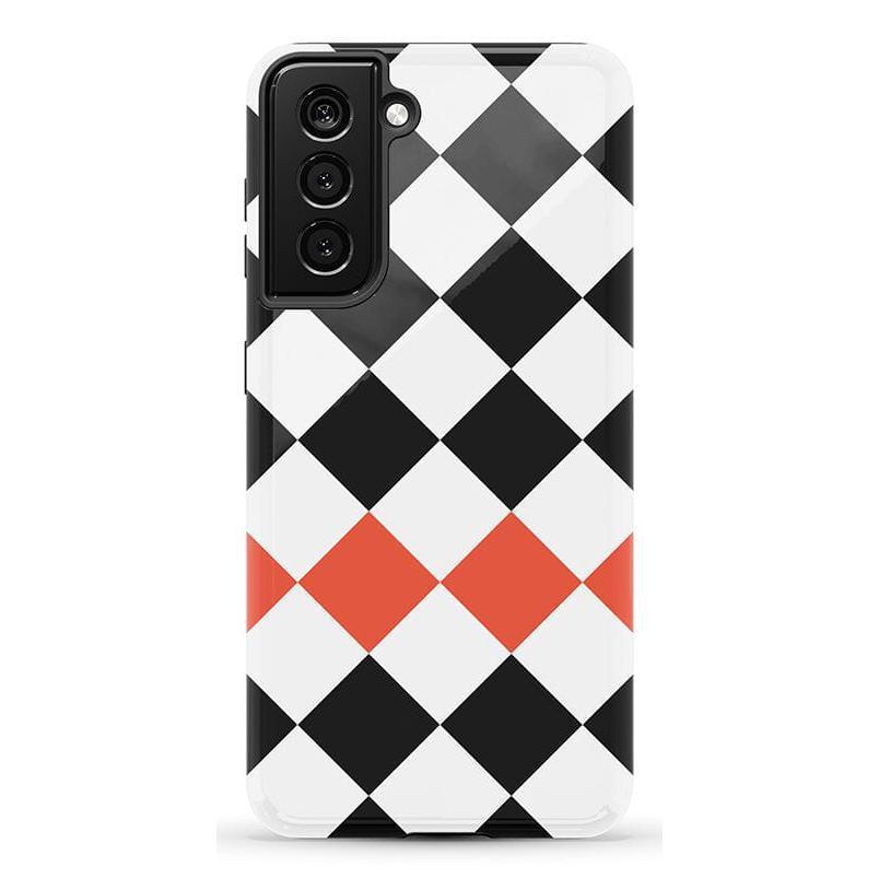 Checkerboard | High Contrast Design Case Phone Case Casetry Essential Galaxy S21