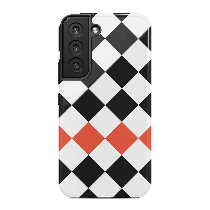 Checkerboard | High Contrast Design Case Phone Case Casetry Essential Galaxy S23