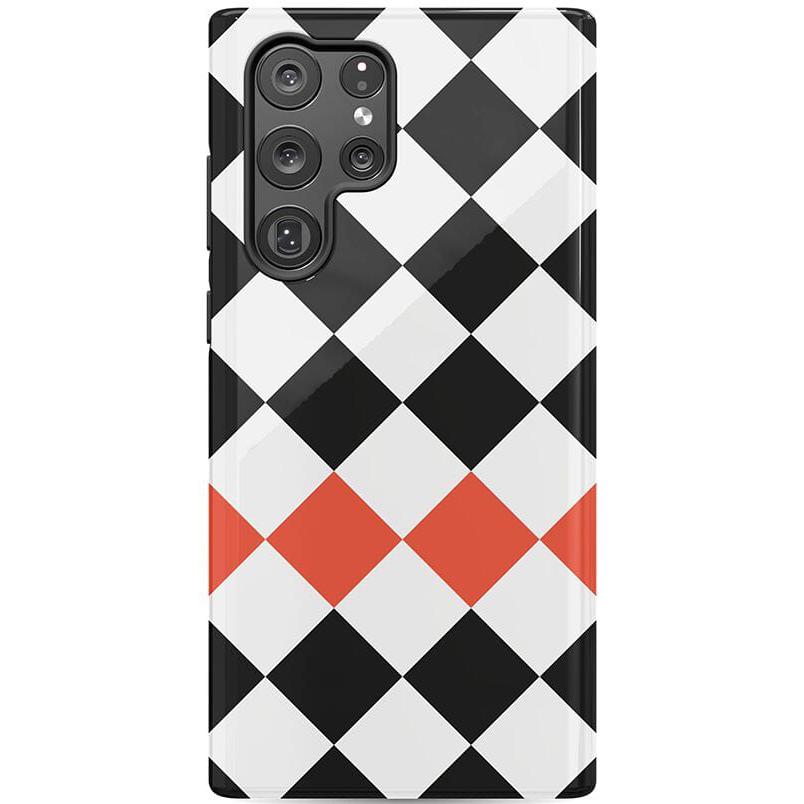 Checkerboard | High Contrast Design Case Phone Case Casetry Essential Galaxy S22