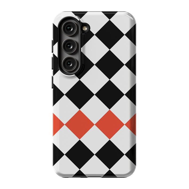 Checkerboard | High Contrast Design Case Phone Case Casetry Essential Galaxy S22 Ultra