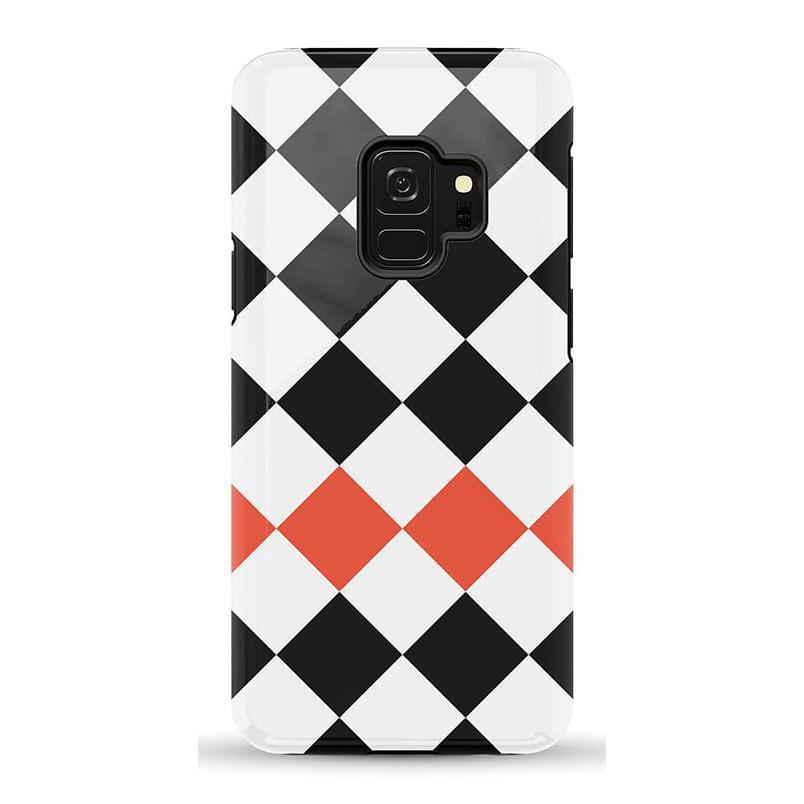 Checkerboard | High Contrast Design Case Phone Case Casetry Essential Galaxy S9