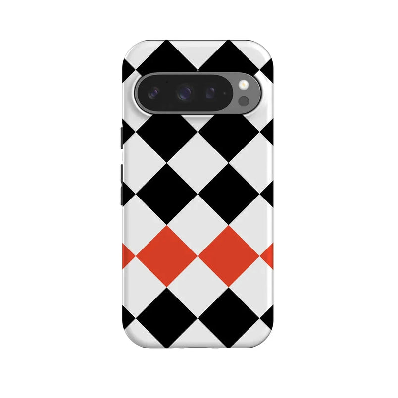 Checkerboard | High Contrast Design Case Phone Case Casetry Essential + MagSafe® Google Pixel 10 Pro 