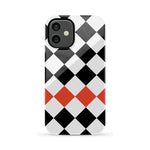 Checkerboard | High Contrast Design Case Phone Case Casetry Essential iPhone 12 Mini