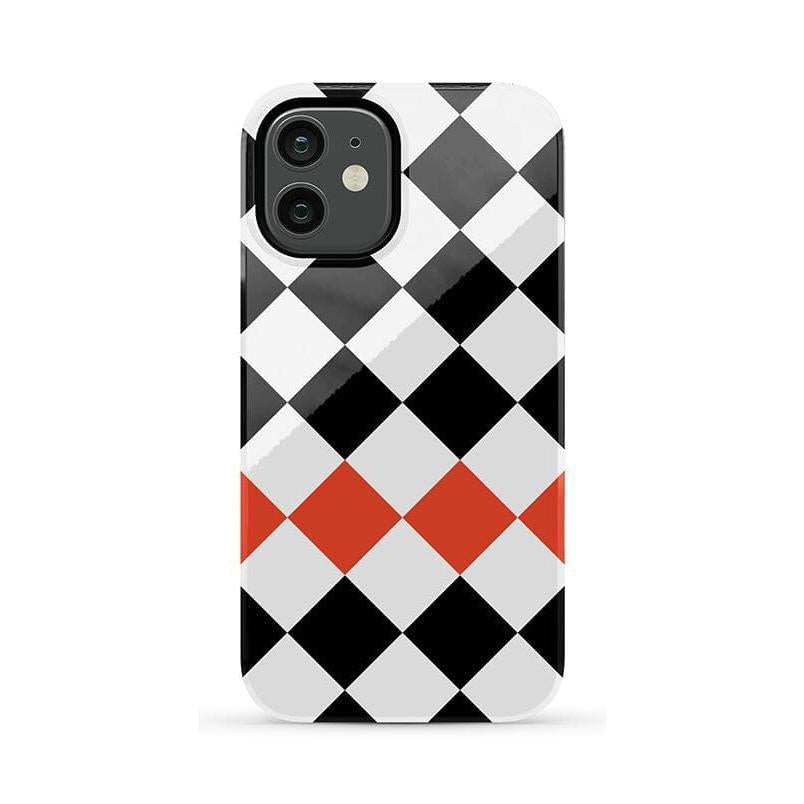 Checkerboard | High Contrast Design Case Phone Case Casetry Essential iPhone 12 Mini
