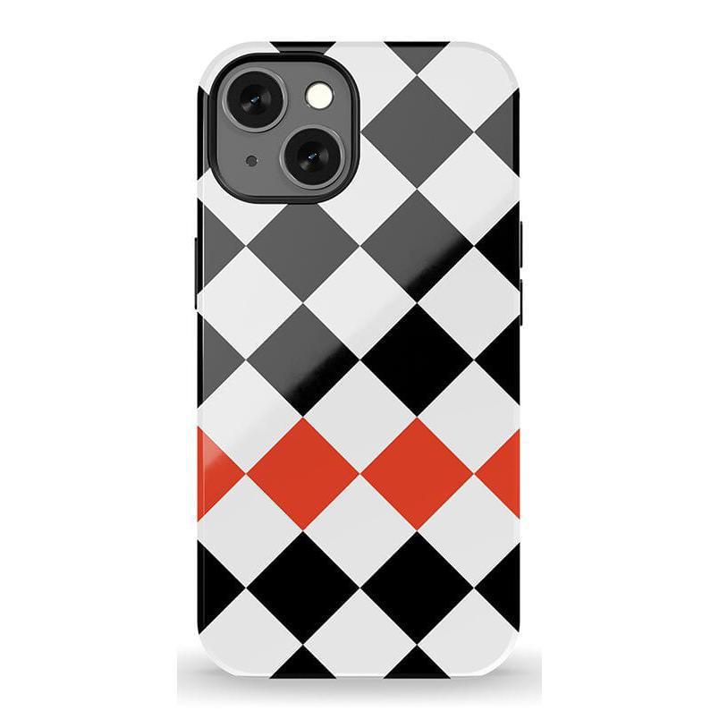 Checkerboard | High Contrast Design Case Phone Case Casetry Essential + MagSafe® iPhone 13