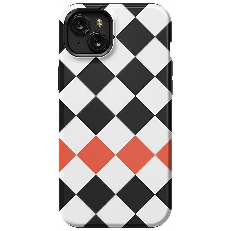 Checkerboard | High Contrast Design Case Phone Case Casetry Essential + MagSafe® iPhone 15 Plus