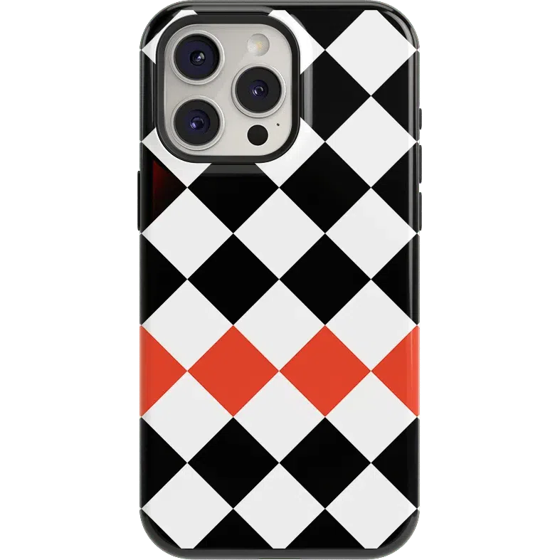 Checkerboard | High Contrast Design Case Phone Case Casetry Essential + MagSafe® iPhone 15 Pro Max