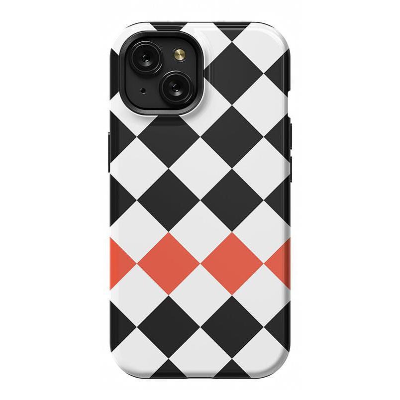 Checkerboard | High Contrast Design Case Phone Case Casetry Essential + MagSafe® iPhone 15