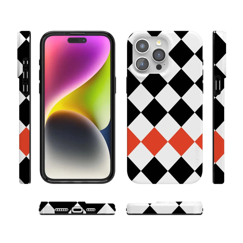 Checkerboard | High Contrast Design Case Phone Case Casetry 