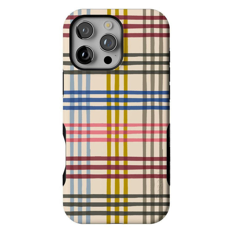 Colorful Plaid | Kitty & Vibe Holiday Case Phone Case Casetry 