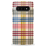 Colorful Plaid | Kitty and Vibe Holiday Case Phone Case Casetry Essential Galaxy S10 Plus