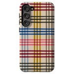 Colorful Plaid | Kitty and Vibe Holiday Case Phone Case Casetry Essential Galaxy S23 Plus