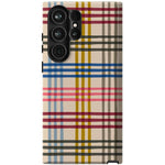 Colorful Plaid | Kitty and Vibe Holiday Case Phone Case Casetry Essential Galaxy S23 Ultra