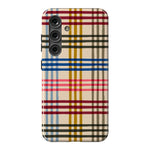 Colorful Plaid | Kitty and Vibe Holiday Case Phone Case Casetry Essential Galaxy S24