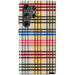 Colorful Plaid | Kitty and Vibe Holiday Case Phone Case Casetry Essential Galaxy S24 Ultra