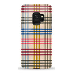 Colorful Plaid | Kitty and Vibe Holiday Case Phone Case Casetry Essential Galaxy S9
