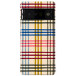Colorful Plaid | Kitty and Vibe Holiday Case Phone Case Casetry Essential Google Pixel 6 Pro