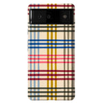 Colorful Plaid | Kitty and Vibe Holiday Case Phone Case Casetry Essential Google Pixel 6