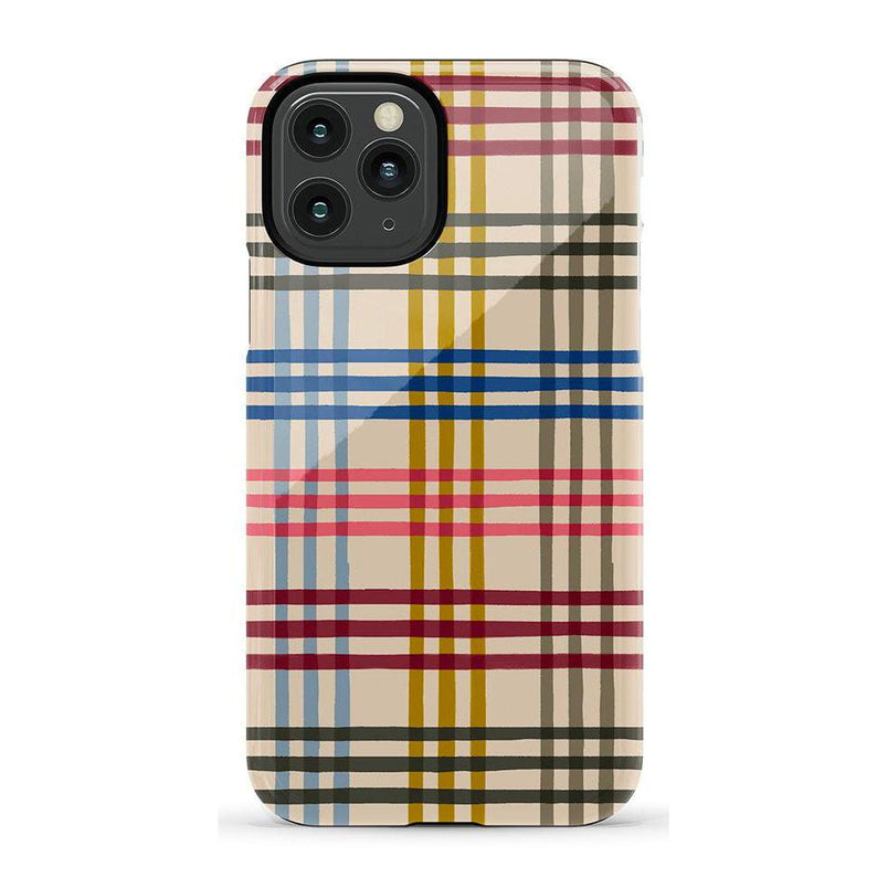 Colorful Plaid | Kitty and Vibe Holiday Case Phone Case Casetry Essential iPhone 11 Pro