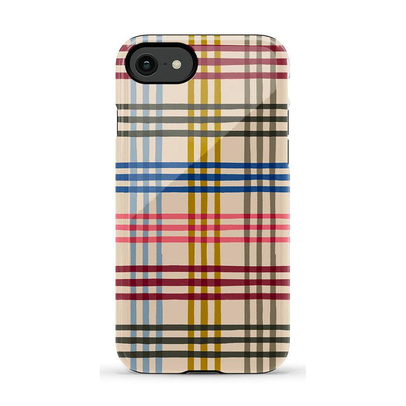 Colorful Plaid | Kitty and Vibe Holiday Case Phone Case Casetry Essential iPhone SE (2020 & 2022)